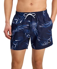 Boss by Hugo Boss Men's Piranha Drawstring 5.3" Swim Trunks, Created for Macy's