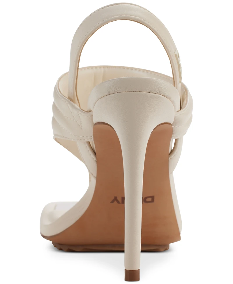 Dkny Women's Ranae Square-Toe Slingback Dress Sandals