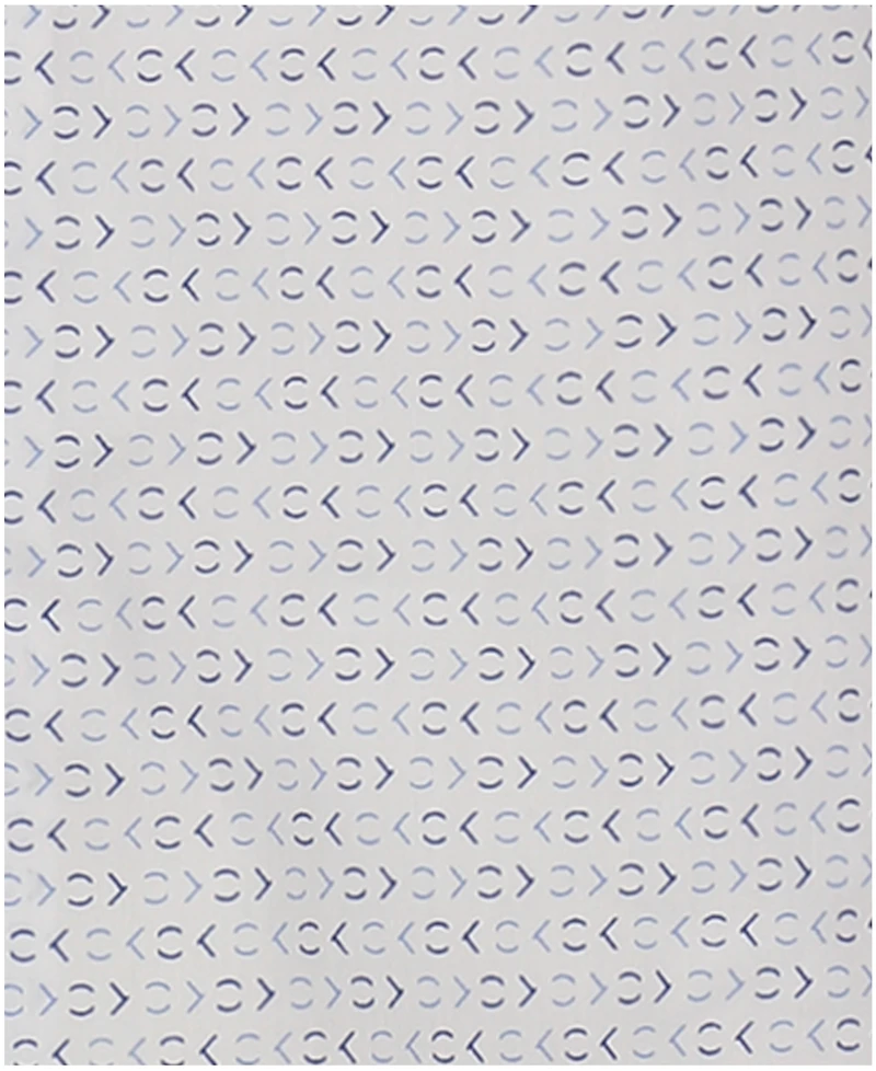 Calvin Klein Big Boys Long Sleeve Stretch Ck Glyph Print Dress Shirt