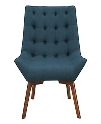 Office Star 33.5" Wood, Fabric Shelly Tufted Chair