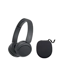 Sony Wh-CH520 Wireless Bluetooth On-Ear Headset (Black) with Hard Case