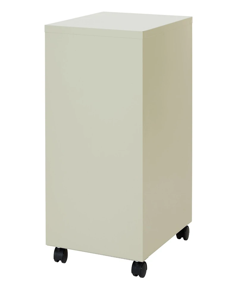 Office Star 26.75" 2 Drawer Mobile Locking Metal File Cabinet