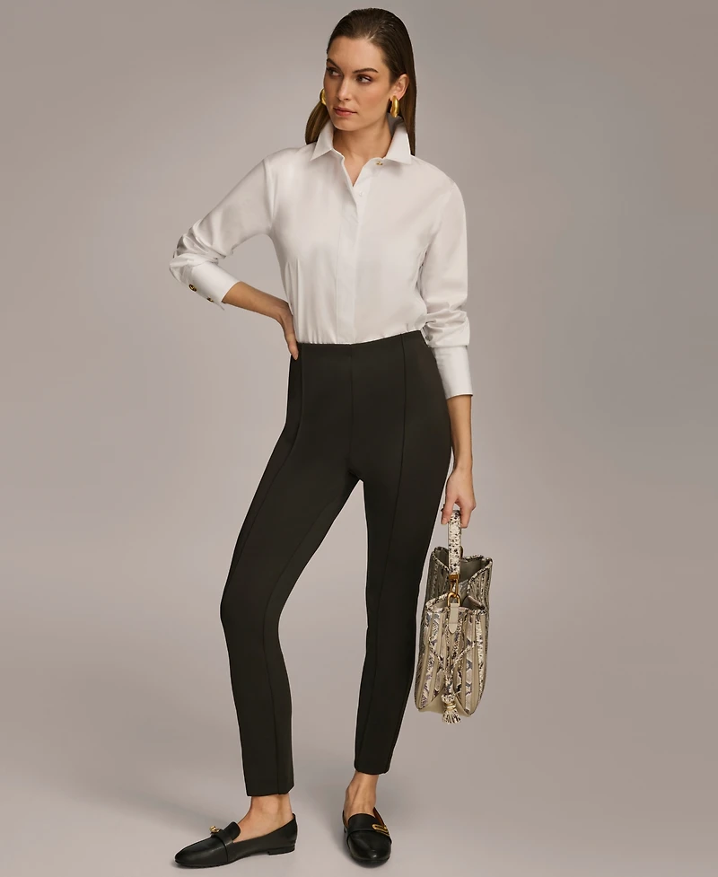 Donna Karan Women's High Rise Skinny Ankle Pants