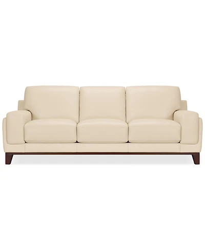 Jeddo 94" Leather Sofa, Created for Macy's