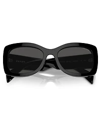 Prada Lettering Oval Women's Sunglasses