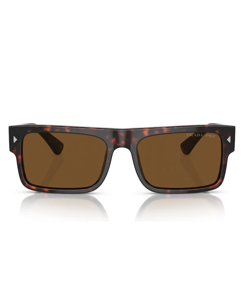 Prada Signature Rectangular Men's Sunglasses