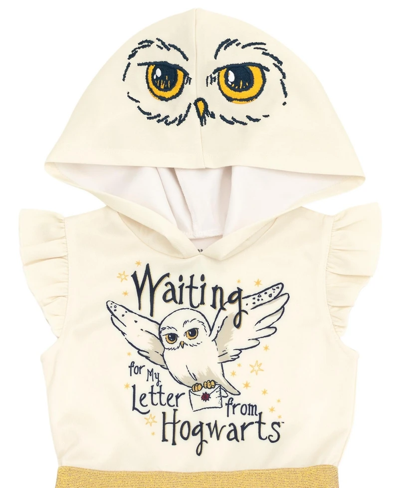 Harry Potter Hedwig Owl Girls Mesh Tulle Dress Purple Toddler| Child
