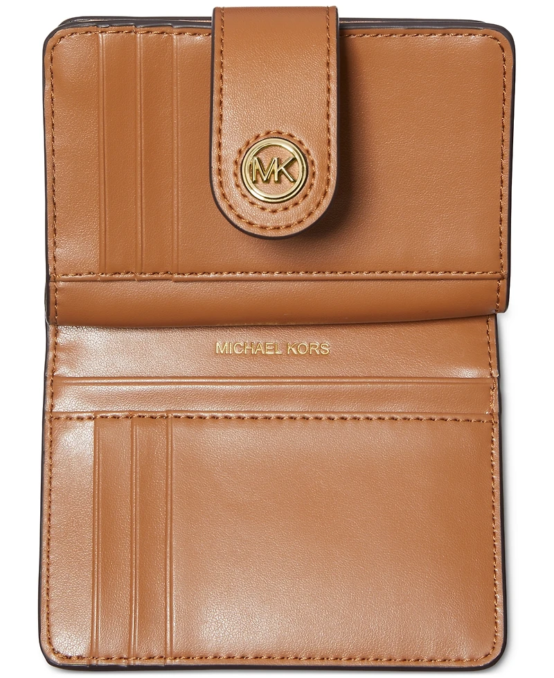 Michael Kors Charm Small Tab Compact Pocket Wallet