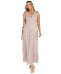 R & M Richards Women's Chiffon Jacket 2-Pc. Maxi Dress
