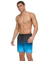 Calvin Klein Men's Sky Gradient 7" Volley Swim Trunks