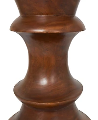 Rosemary Lane 16" x 16" x 22" Wood Geometric Accent Table