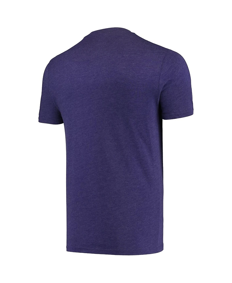 Men's Concepts Sport Heathered Charcoal, Purple Distressed Northwestern Wildcats Meter T-shirt and Pants Sleep Set