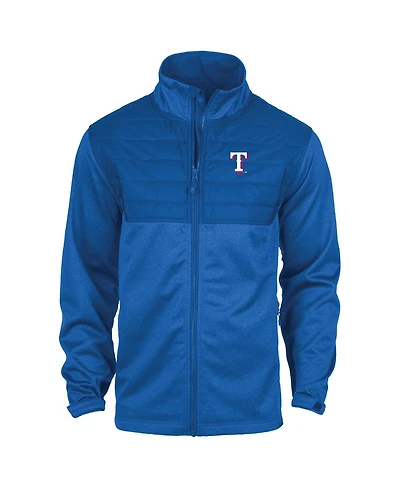 Men's Dunbrooke Heather Royal Texas Rangers Explorer Full-Zip Jacket