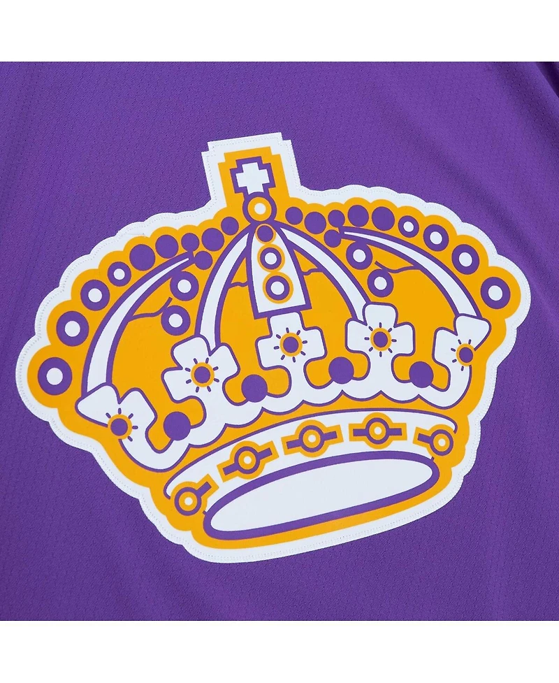 Men's Mitchell & Ness Dave Taylor Purple Los Angeles Kings 1980/81 Blue Line Player Jersey