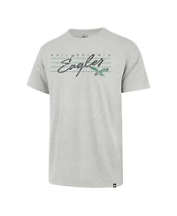 Men's '47 Brand Gray Distressed Philadelphia Eagles Downburst Franklin T-shirt