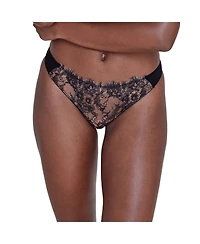 Skarlett Blue Women's Entice Front Lace Thong 3 Pack