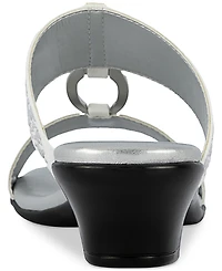Jones New York Women's Eanna Ornamented Double Band Dress Sandals