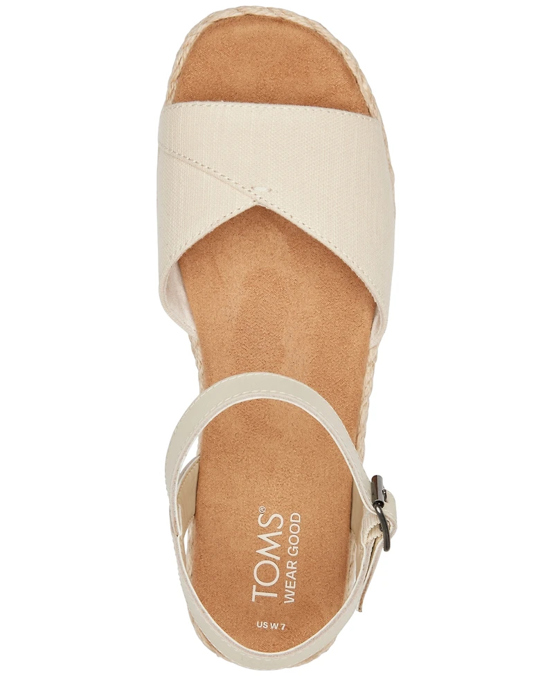 Toms Women's Abby Open Toe Flat Sandals