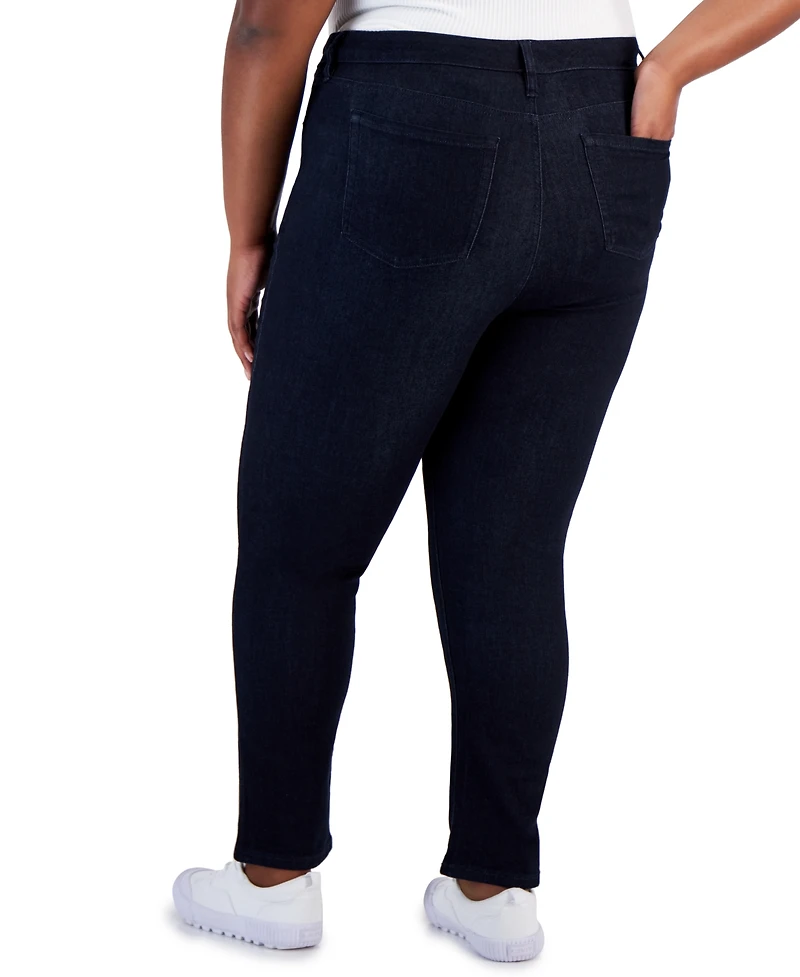 Style & Co Plus High-Rise Straight-Leg Jeans