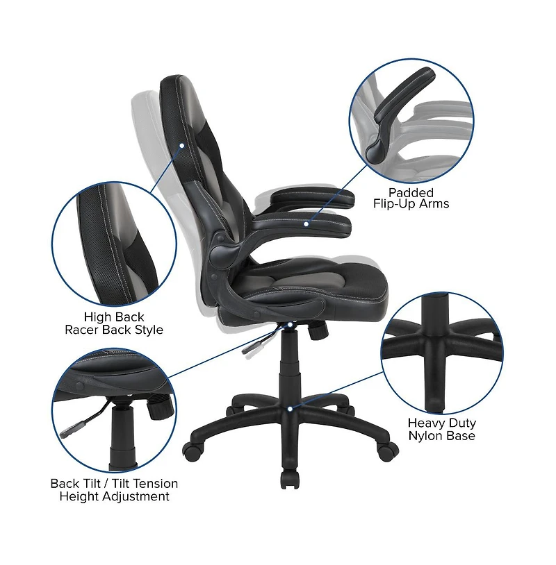 Z100 Gaming Chair Racing Office Ergonomic Computer Pc Adjustable Swivel