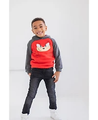 Sega Little Boys Tails Sonic The Hedgehog Knuckles Pullover Hoodie Toddler|Child