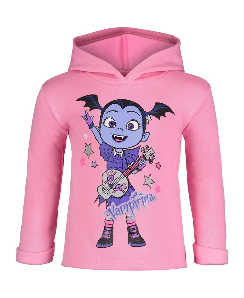 Vampirina Disney Girls Pullover Fleece Hoodie and Leggings Outfit Set Toddler|Child