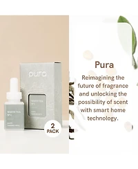 Pura - White Tea No. 1 Smart Home Air Diffuser Fragrance - Smart Home Scent Refill - Up to 120-Hours of Premium Fragrance per Refill