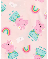 Peppa Pig Girls French Terry Sweatshirt Toddler |Child