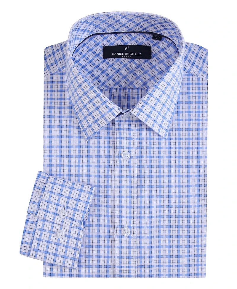 Daniel Hechter Men's Check Dress Shirt