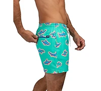 Chubbies Men's The Apex Swimmers Quick-Dry 5-1/2" Swim Trunks