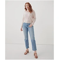 Organic Cotton Classic Fine Knit Relaxed Sweater