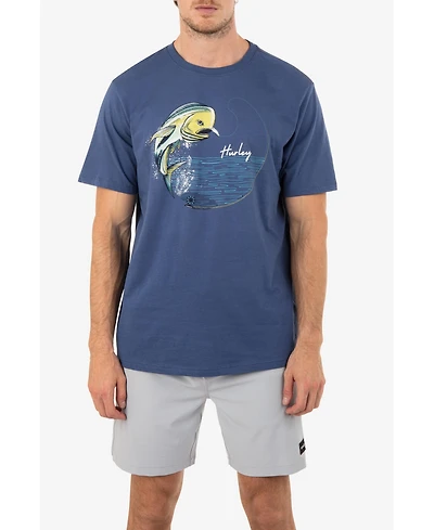 Hurley Men's Everyday Fish On Short Sleeves T-shirt
