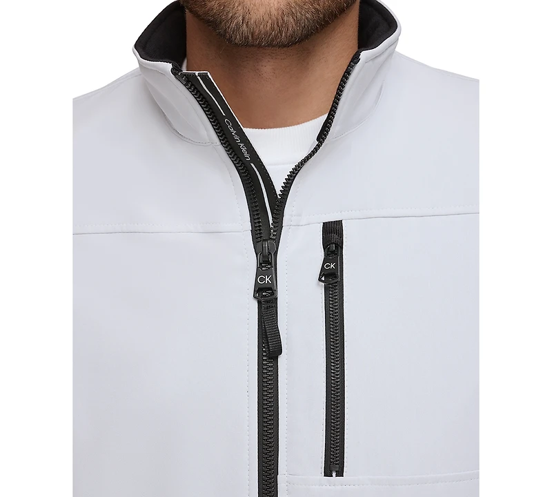 Calvin Klein Men's Sherpa Lined Classic Soft Shell Jacket