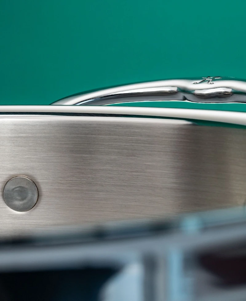 ProBond Clad Stainless Steel 4-Quart Covered Saucepan with Helper Handle