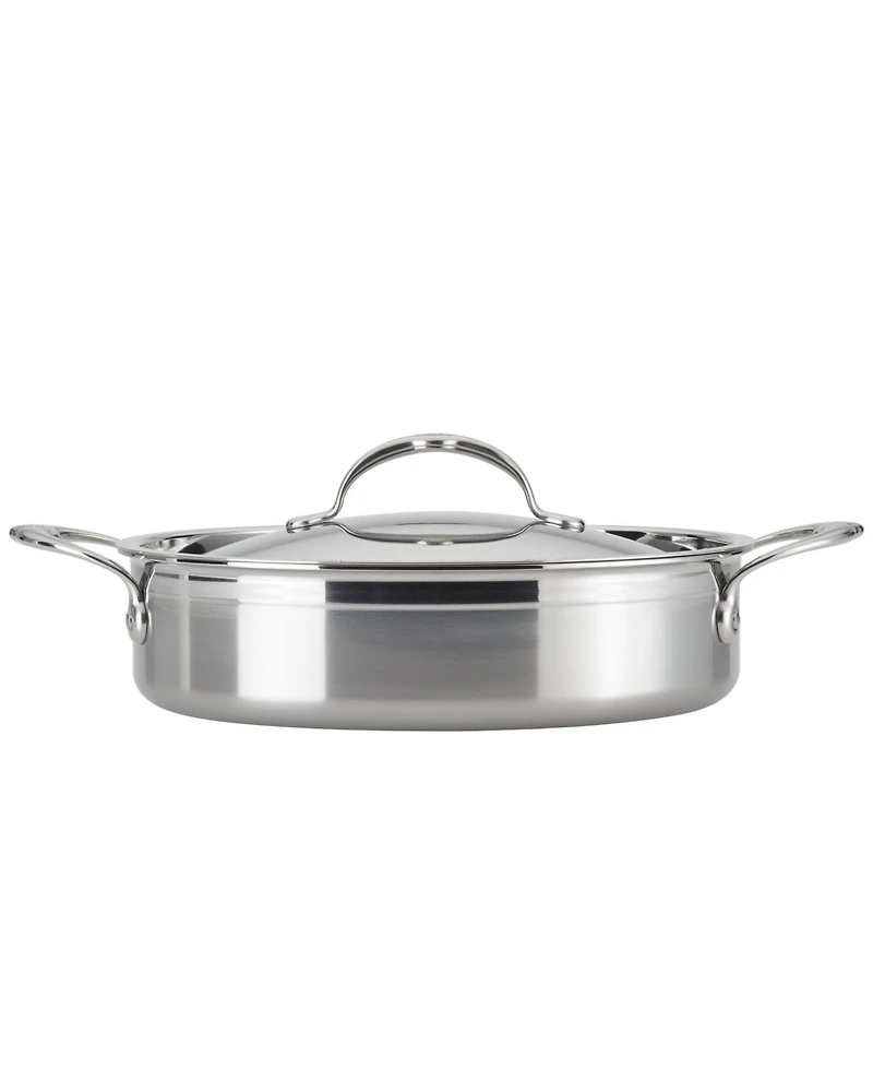 ProBond Clad Stainless Steel 3.5-Quart Covered Sauteuse