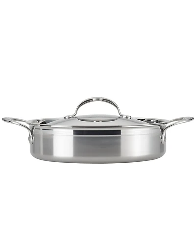 ProBond Clad Stainless Steel 3.5-Quart Covered Sauteuse