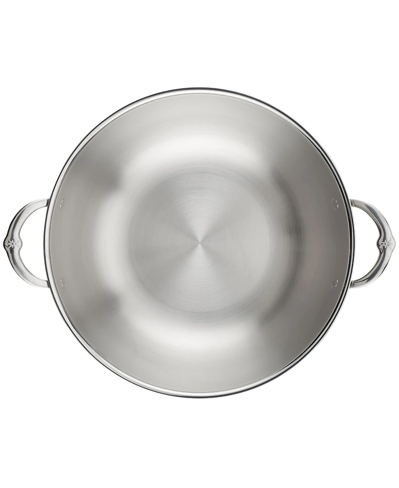 ProBond Clad Stainless Steel 14" Covered Wok