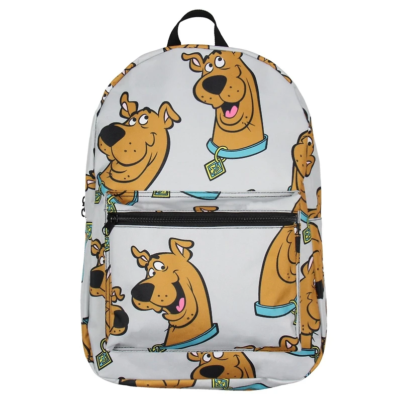 Scooby Doo Floating Head Big Face Sublimated Print Backpack School Bag