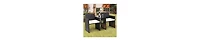 Patio Rattan Conversation Cushioned Seat Sofa Set