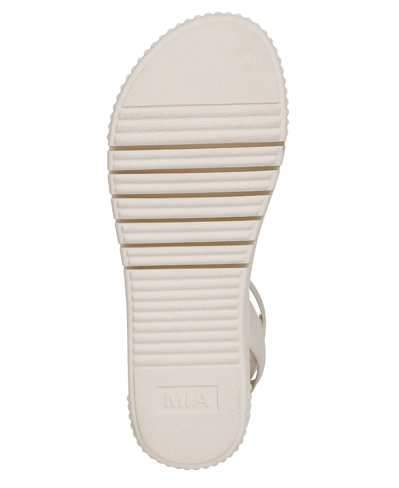 Mia Women's Lunna Round Toe Platform Sandals