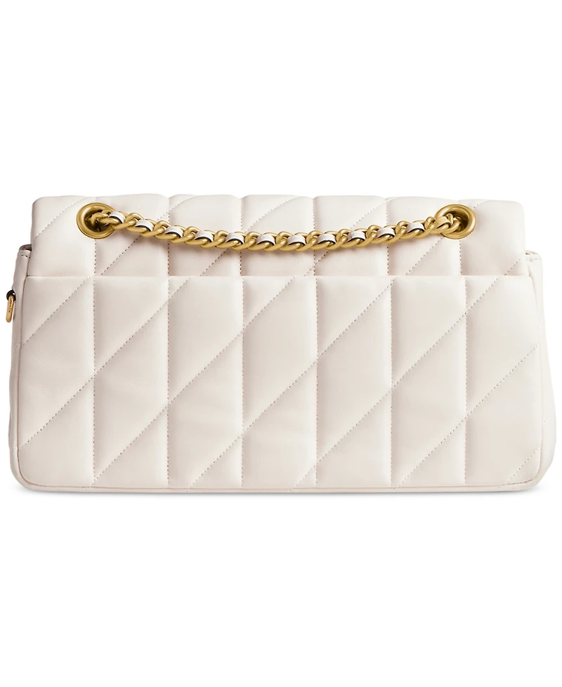 Coach Quilted Tabby Medium Leather Shoulder Bag 26