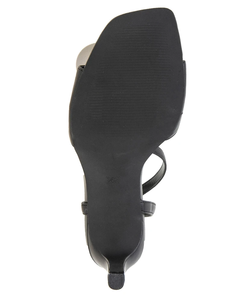 BCBGeneration Women's Toori Ankle Strap Buckle Floral High Heel Dress Sandals