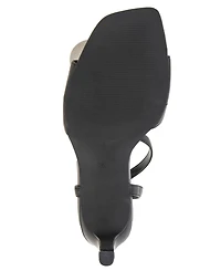 BCBGeneration Women's Toori Ankle Strap Buckle Floral High Heel Dress Sandals