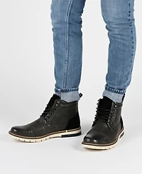 Vance Co. Men's Lucien Cap Toe Ankle Boots