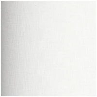 Springcrest White Tall Linen Medium Drum Lamp Shade 14" Top x 14" Bottom x 15" High (Spider) Replacement with Harp and Finial