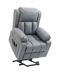 Homcom Power Lift Chair with Vibration Massage and Remote Control,