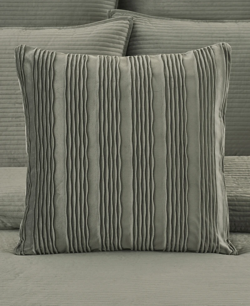 J Queen New York Townsend Wave Square Decorative Pillow Cover, 20" x