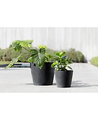 Ecopots Amsterdam Modern Round Indoor and Outdoor Planter