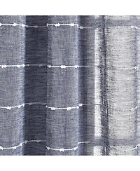 Farmhouse Textured Back Tab/Rod Pocket Sheer Window Curtain Panels