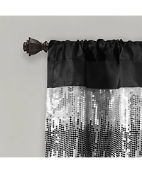Lush Decor Night Sky Sequins Valance